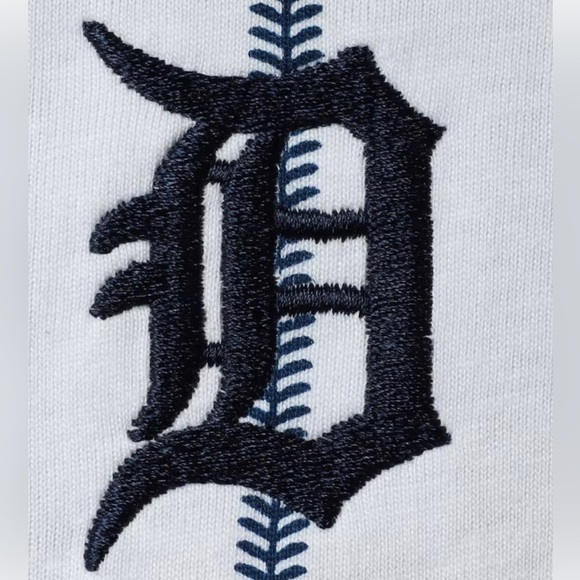 DETROIT Tigers Power Hitter Short Sleeve Jersey Bodysuit Embroidered Emblem NWT - Picture 2 of 7